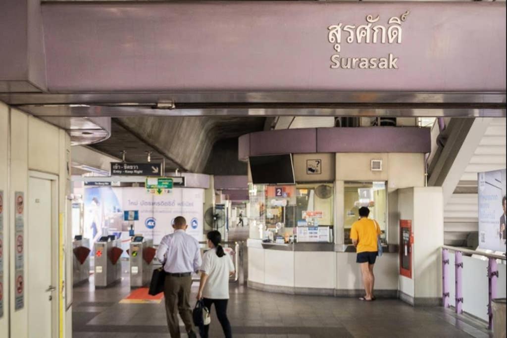 Apartament P2 Silom Large 2Beds Full Kitchen Wifi 4-6Pax Bangkok Zewnętrze zdjęcie